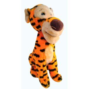 Vintage Tigger Plush Stuffed Animal Toy With Stripes 12" Tall Walt Disney